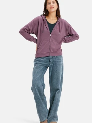Bluza rozpinana Roxy fioletowy