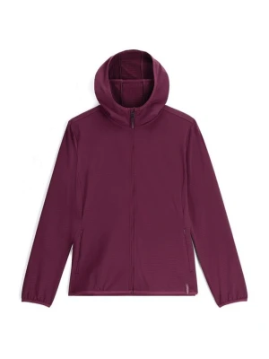 Bluza rozpinana Spyder fioletowy