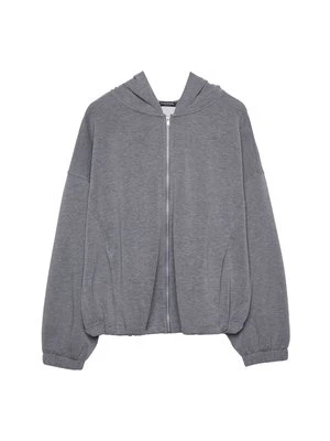 Bluza rozpinana Stradivarius ciemnoszary