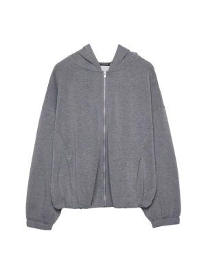 Bluza rozpinana Stradivarius ciemnoszary