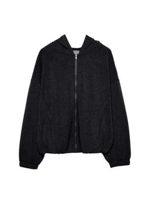 Bluza rozpinana Stradivarius czarny
