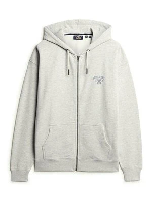 Bluza rozpinana Superdry jasnoszary