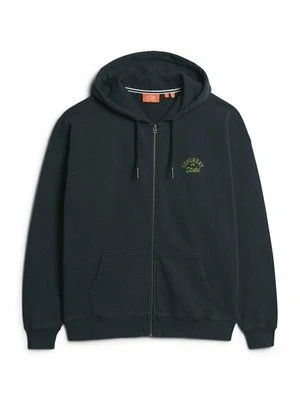 Bluza rozpinana Superdry niebieski
