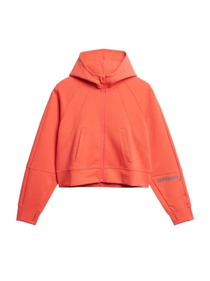 Bluza rozpinana Superdry koralowy