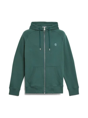 Bluza rozpinana Timberland ciemnozielony