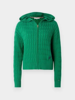 Bluza rozpinana Tommy Hilfiger zielony