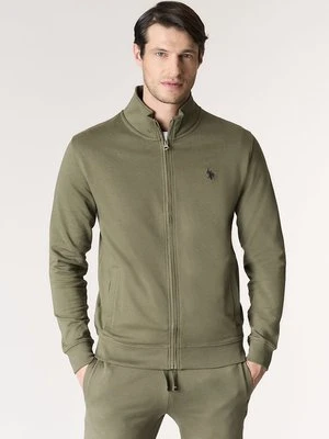 Bluza rozpinana U.S. POLO ASSN. ciemnozielony