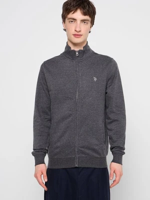 Bluza rozpinana U.S. POLO ASSN. ciemnoszary