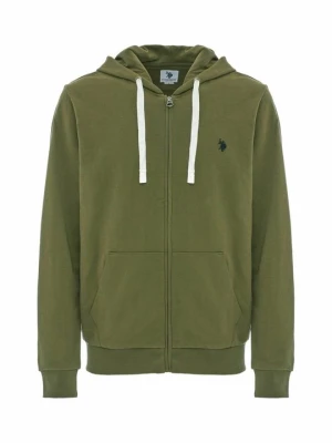 Bluza rozpinana U.S. POLO ASSN. ciemnozielony