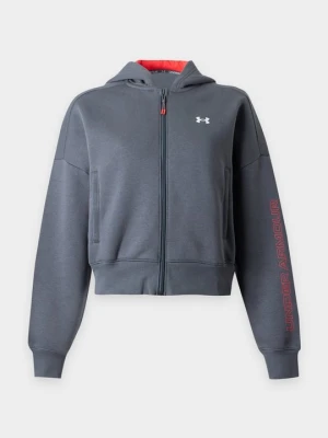 Bluza rozpinana Under Armour szary melanż