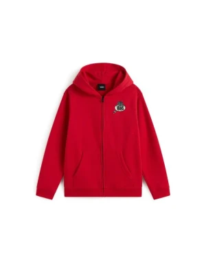 Bluza rozpinana Vans ciemnoczerwony