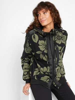 Bluza rozpinana z bawełną BonPrix czarny