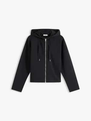 Bluza rozpinana z bawełną organiczną BonPrix czarny