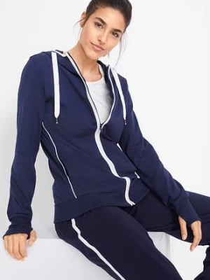 Bluza rozpinana z bawełny ze stretchem bonprix
