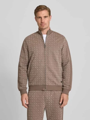 Bluza rozpinana z detalem z logo i stójką JOOP! Collection