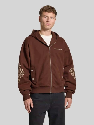 Bluza rozpinana z detalem z logo model ‘Rhegan’ Don´t Waste Culture
