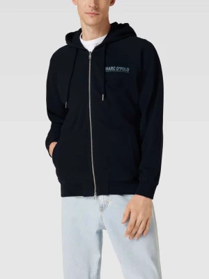 Bluza rozpinana z detalem z logo model ‘Sweatjacket’ Marc O'Polo