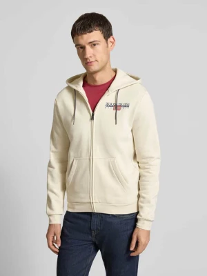 Bluza rozpinana z kapturem i kieszenią kangurką model ‘AYLMER’ Napapijri