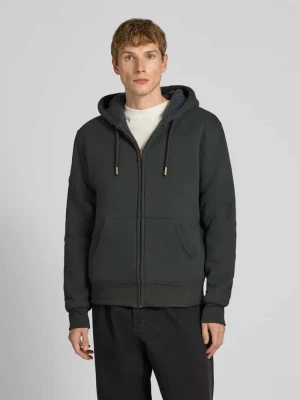 Bluza rozpinana z kapturem i kieszenią kangurką Superdry