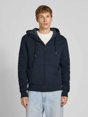 Bluza rozpinana z kapturem i kieszenią kangurką Superdry