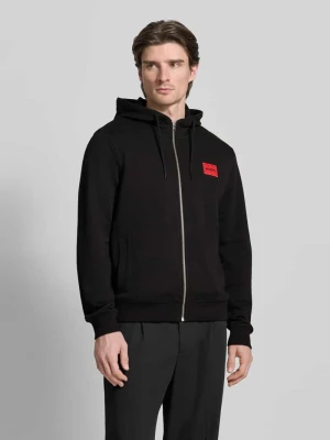 Bluza rozpinana z kapturem model ‘Daple212’ HUGO