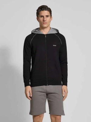 Bluza rozpinana z kapturem model ‘Mix&Match’ Boss