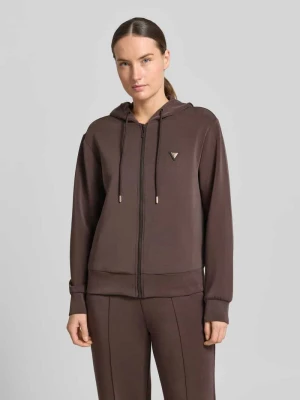 Bluza rozpinana z kapturem model 'OLYMPE' GUESS Activewear