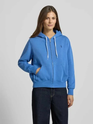 bluza rozpinana z kapturem Polo Ralph Lauren Królewski niebieski
