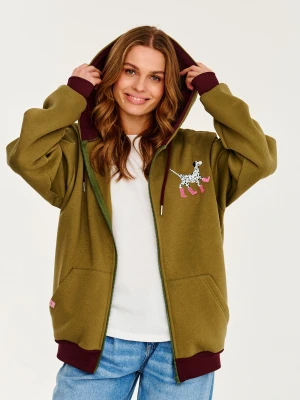 Bluza rozpinana z kapturem Rainy Paws M NAOKO