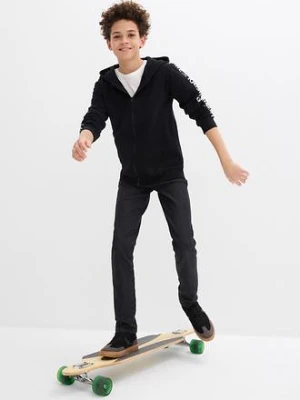 Bluza rozpinana z kapturem z bawełny organicznej bonprix