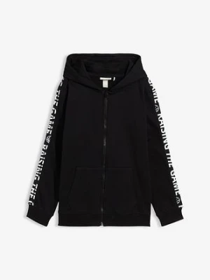 Bluza rozpinana z kapturem z bawełny organicznej bonprix