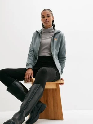 Bluza rozpinana z kapturem, z czystej bawełny bonprix