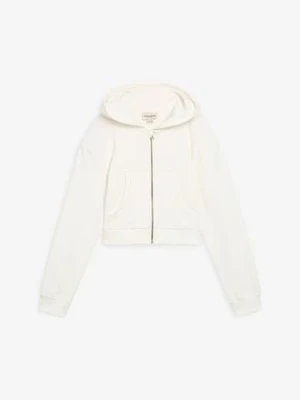 Bluza rozpinana z kapturem z czystej bawełny organicznej bonprix