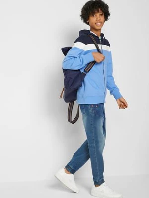 Bluza rozpinana z kapturem z miękkiej mieszanki bawełny bonprix