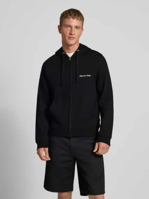 Bluza rozpinana z kieszenią kangurką i zamkiem błyskawicznym jack & jones