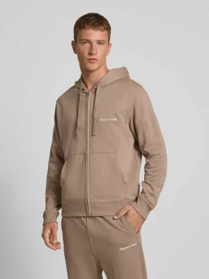 Bluza rozpinana z kieszenią kangurką i zamkiem błyskawicznym jack & jones