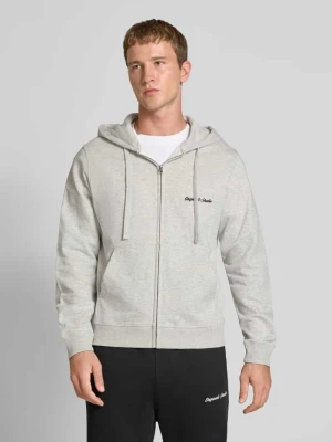 Bluza rozpinana z kieszenią kangurką i zamkiem błyskawicznym jack & jones