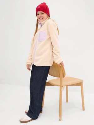 Bluza rozpinana z kożuszkowego polaru bonprix