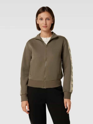Bluza rozpinana z lampasami model ‘BRITNEY’ Guess Activewear