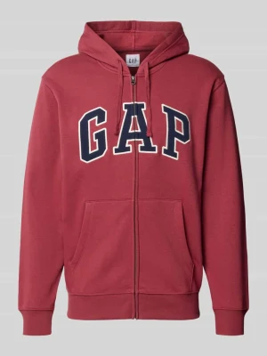 Bluza rozpinana z logo i kieszenią kangurka GAP
