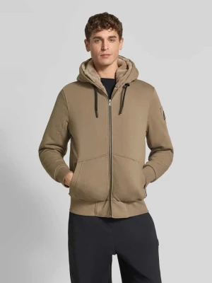 Bluza rozpinana z mieszanka bawełny Moose Knuckles Khaki