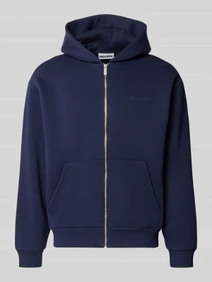 Bluza rozpinana z mieszanki bawełny REVIEW Granatowy