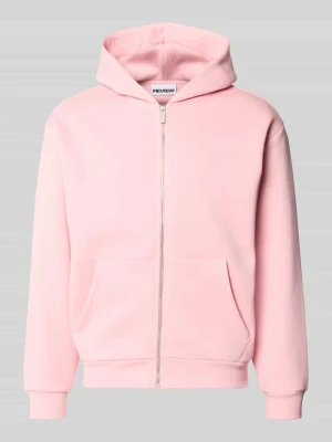 Bluza rozpinana z mieszanki bawełny REVIEW Różowy