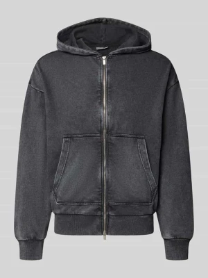 Bluza rozpinana z mieszanki bawełny z kapturem model 'SPENCER' Redefined Rebel Czarny