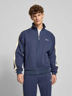 Bluza rozpinana z nadrukiem z logo i wpuszczanymi kieszeniami Karl Kani