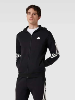 Bluza rozpinana z naszywką z logo ADIDAS SPORTSWEAR