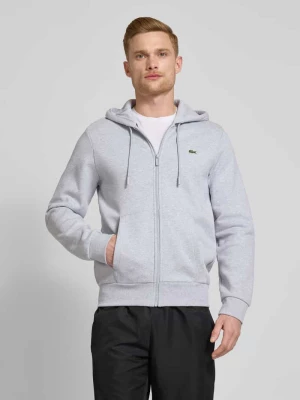 Bluza rozpinana z naszywką z logo Lacoste