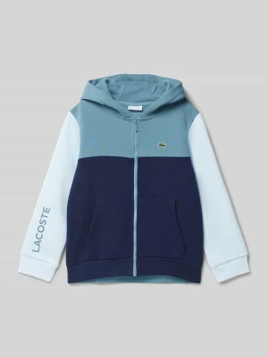 Bluza rozpinana z naszywką z logo Lacoste