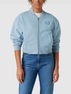 Bluza rozpinana z naszywką z logo model ‘BADGE BOMBER HEAVYWEIGHT’ Calvin Klein Jeans