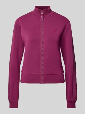 Bluza rozpinana z naszywką z logo model ‘NEW ALLIE’ Guess Activewear